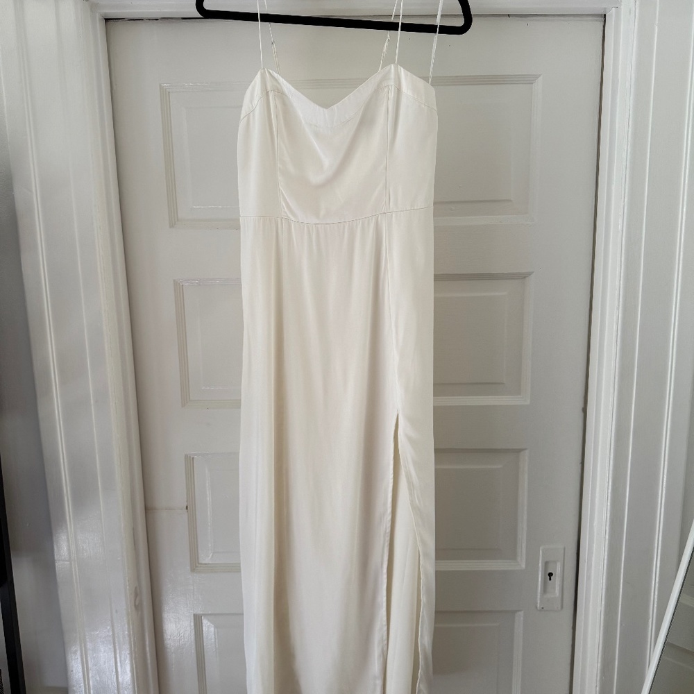 Abercrombie Satin Midi Dress
